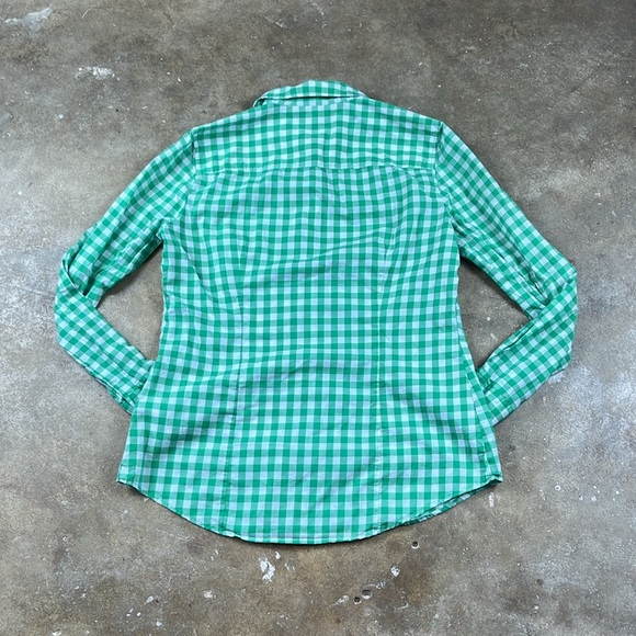 J. Crew Green Gingham Button-Up Shirt
Size: Small - Picture 2 of 8